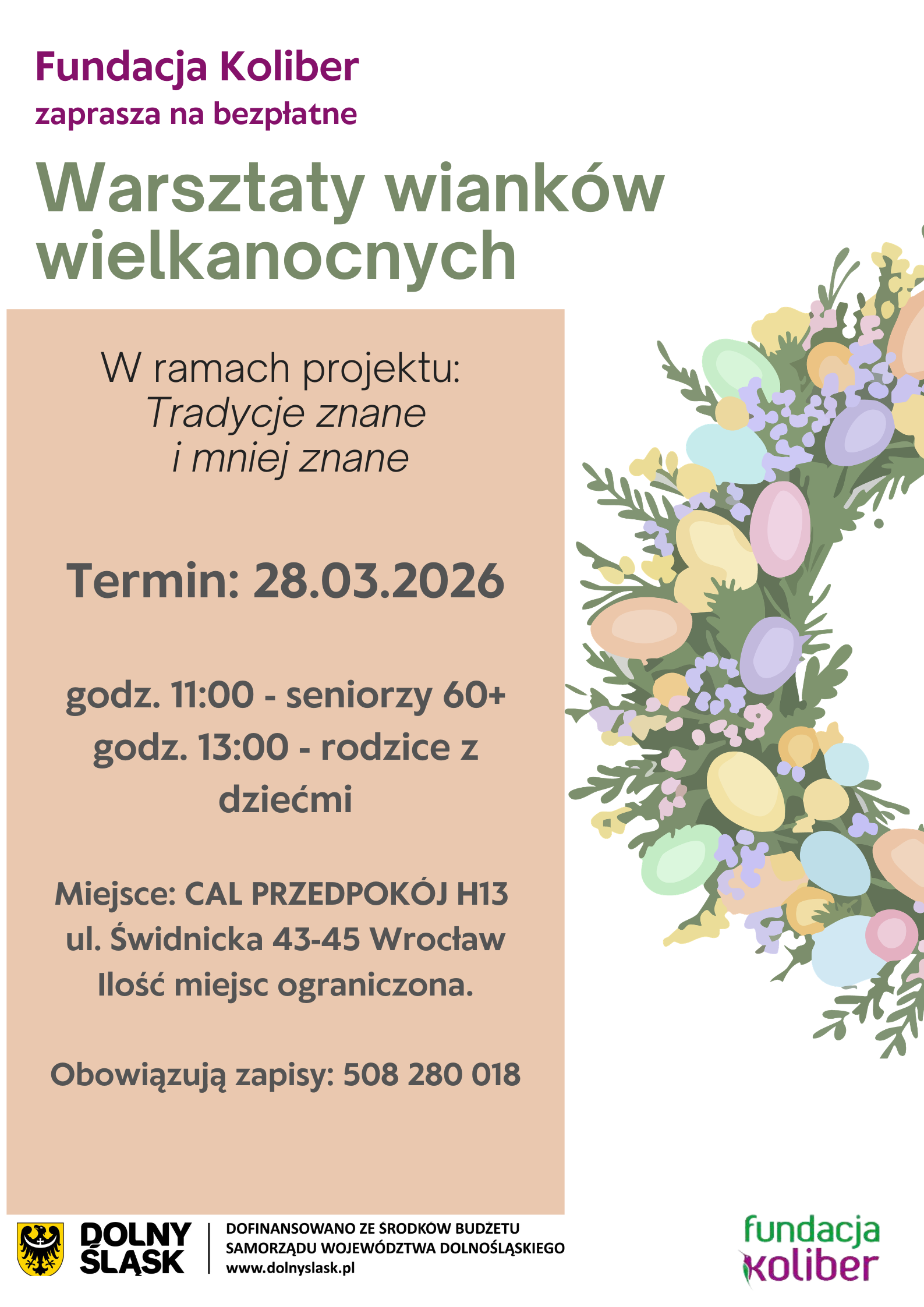 Warsztaty wianków wielkanocnych